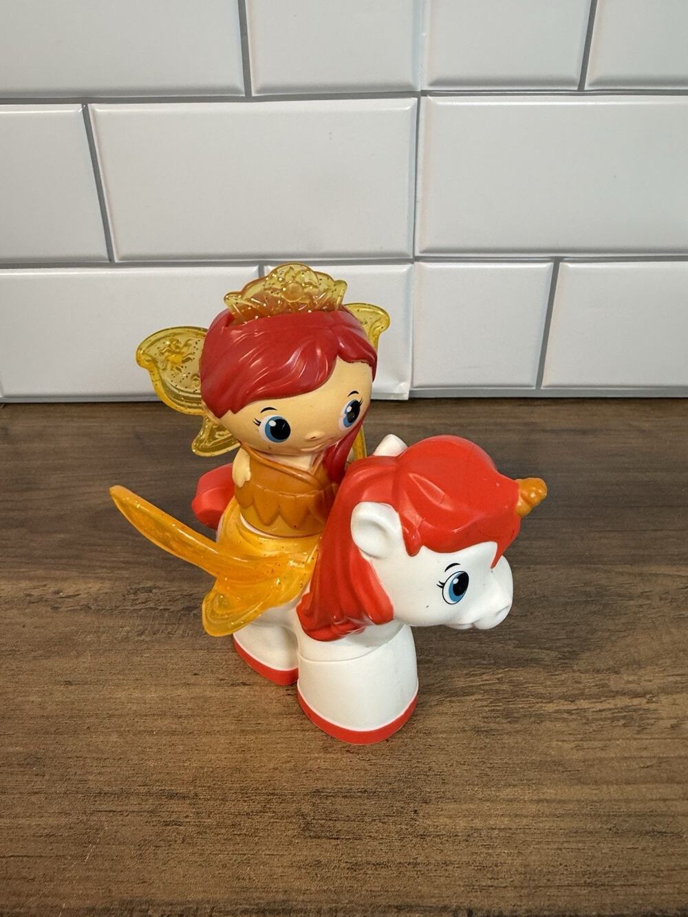 Mega Bloks Fairy Figure Lil' Princess Sunray and her pony Glimmer